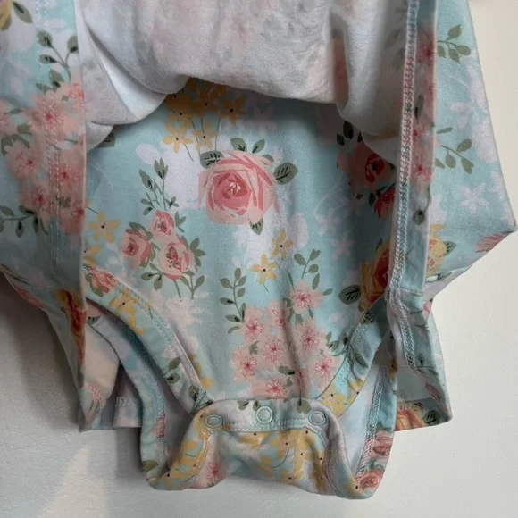 Little Me Bamboo and Organic Cotton Floral Baby Dress - Picture 3 of 6